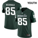 Youth Michigan State Spartans NCAA #85 Cade McDonald Green NIL 2022 Authentic Nike Stitched College Football Jersey NE32K64VF
